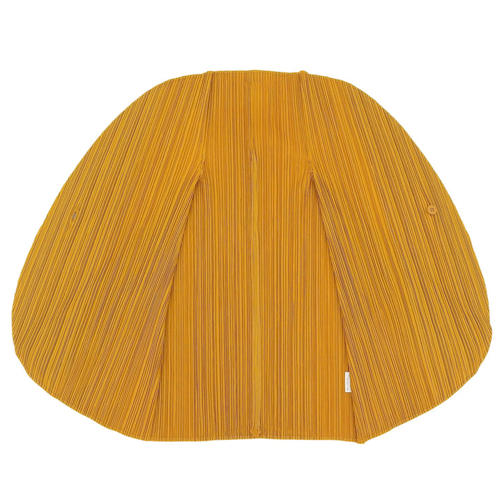 極美品▲PLEATS PLEASE プリーツプリーズ イッセイミヤケ PP23-JO164 ロングスリーブ カーディガン ブラウン 4 日本製 正規品 レディース