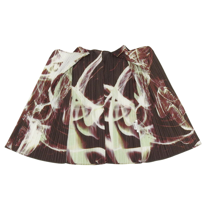 極美品▲PLEATS PLEASE プリーツプリーズ イッセイミヤケ PP41-JO666 総柄 オープンフロント カーディガン 3 日本製 正規品 レディース