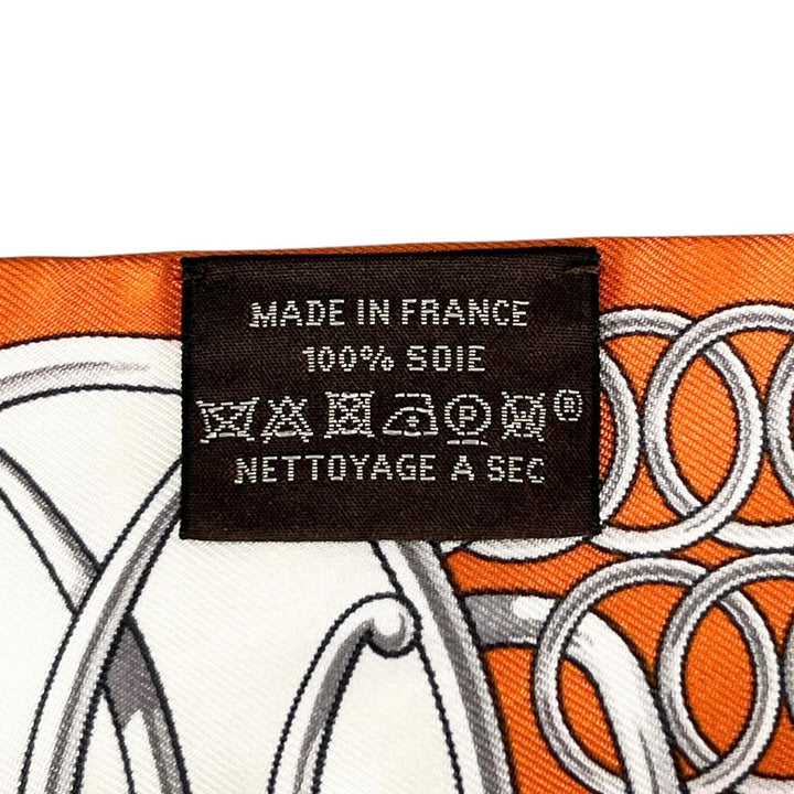 極美品▲HERMES エルメス Lift Profile リフト・プロフィール シルク100％ ツイリー スカーフ マルチカラー フランス製 レディース 箱付き