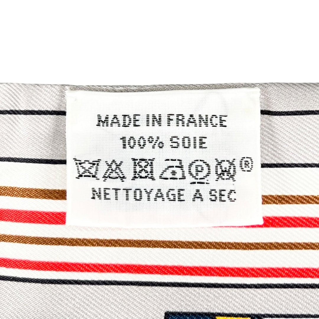極美品▲HERMES エルメス Les Chiens Parisiens パリジャンの犬 シルク100％ ツイリー スカーフ フランス製 正規品 レディース 箱付き