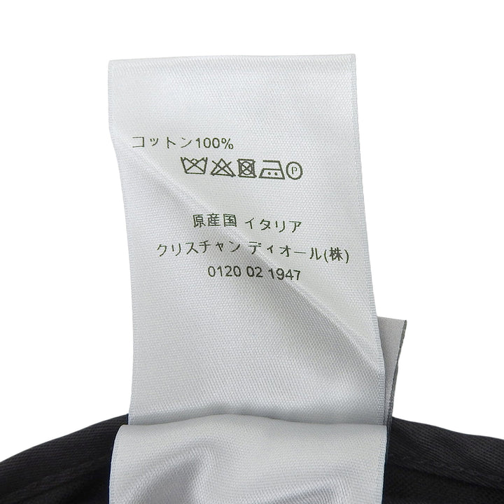 未使用品▲DIOR ディオール 013C104A5127 コットン100％ CD刺繍 センタープレス スラックス パンツ グリーン 50 伊製 正規品 メンズ