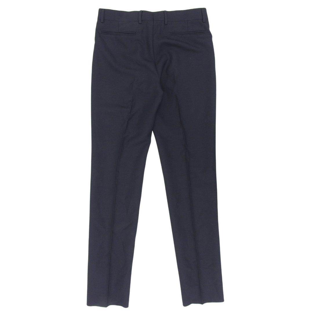 未使用品▲DIOR ディオール 013C120A4441 ウール モヘア センタープレス テーパードパンツ スラックス ダークネイビー 48 正規品 メンズ