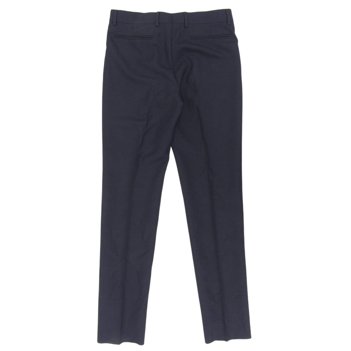未使用品▲DIOR ディオール 013C120A4441 ウール モヘア センタープレス テーパードパンツ スラックス ダークネイビー 48 正規品 メンズ