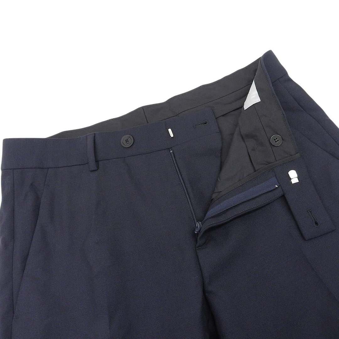 未使用品▲DIOR ディオール 013C120A4441 ウール モヘア センタープレス テーパードパンツ スラックス ダークネイビー 48 正規品 メンズ