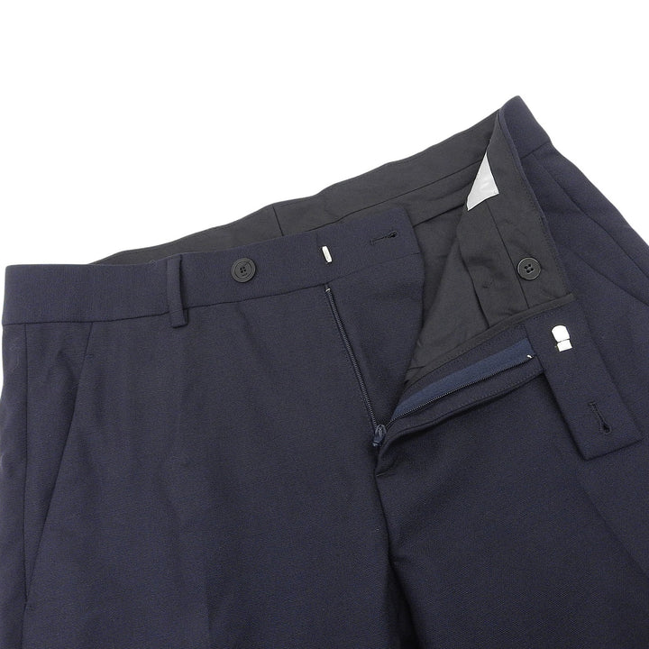 未使用品▲DIOR ディオール 013C120A4441 ウール モヘア センタープレス テーパードパンツ スラックス ダークネイビー 48 正規品 メンズ