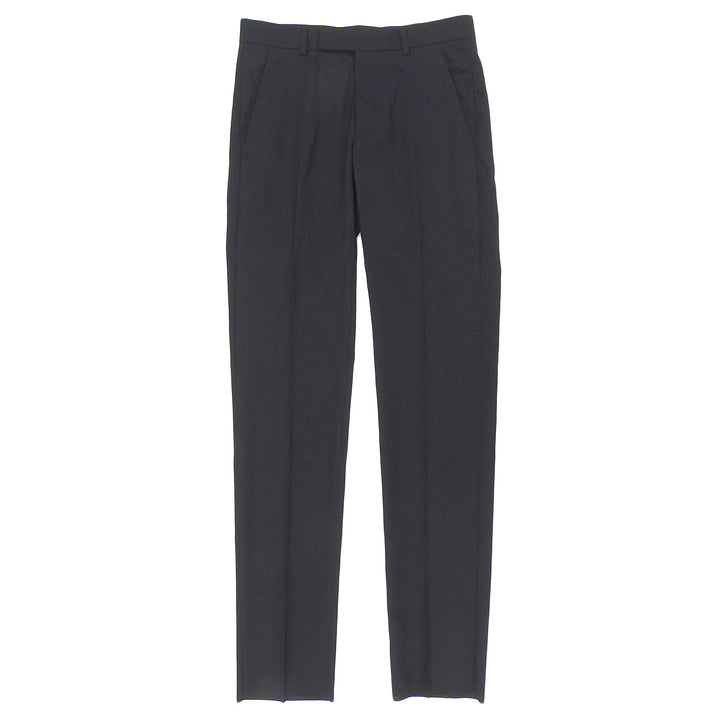 未使用品▲DIOR ディオール 013C120A4866 ウール100％ センタープレス テーパードパンツ スラックス 黒 44 イタリア製 正規品 メンズ