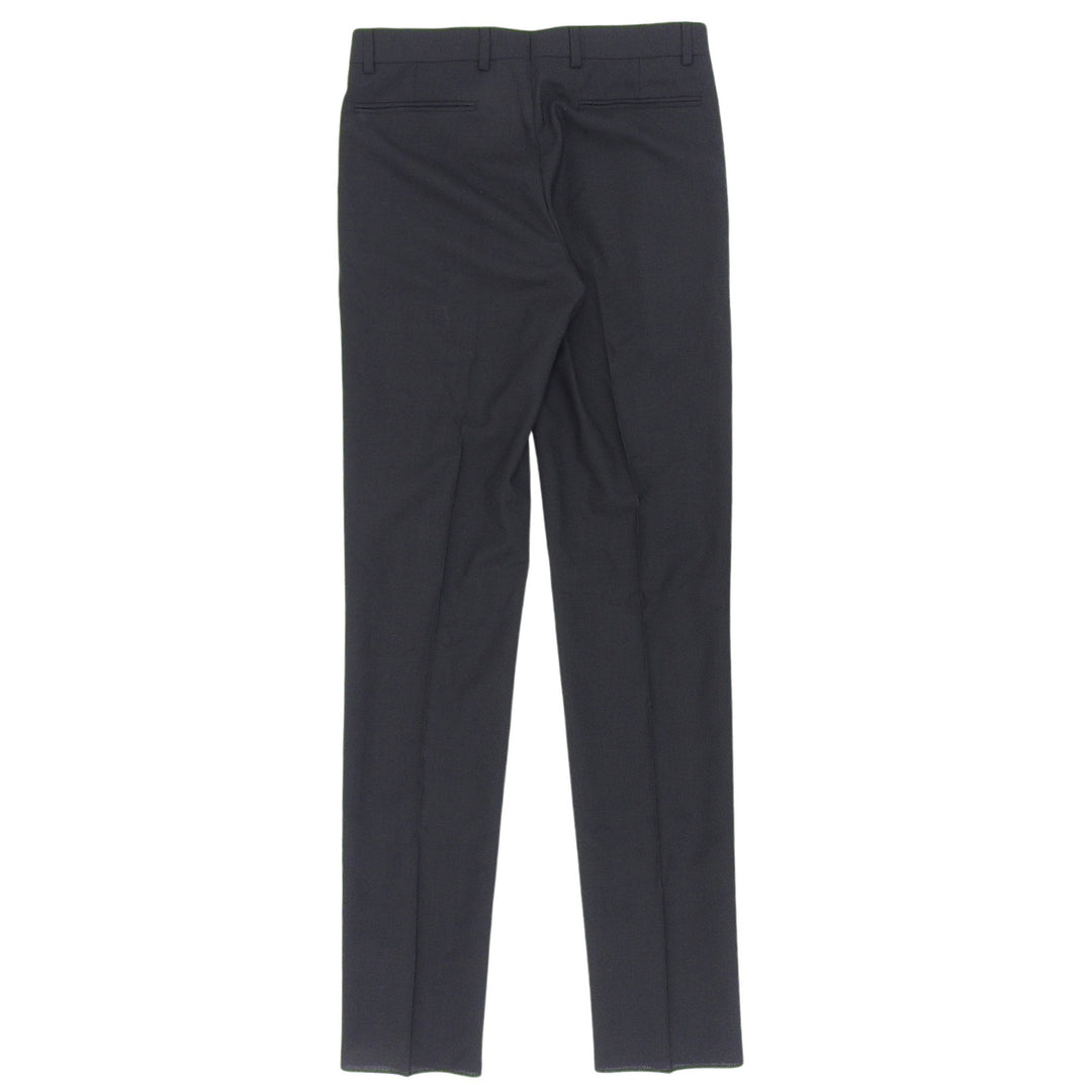 未使用品▲DIOR ディオール 013C120A4866 ウール100％ センタープレス テーパードパンツ スラックス 黒 44 イタリア製 正規品 メンズ