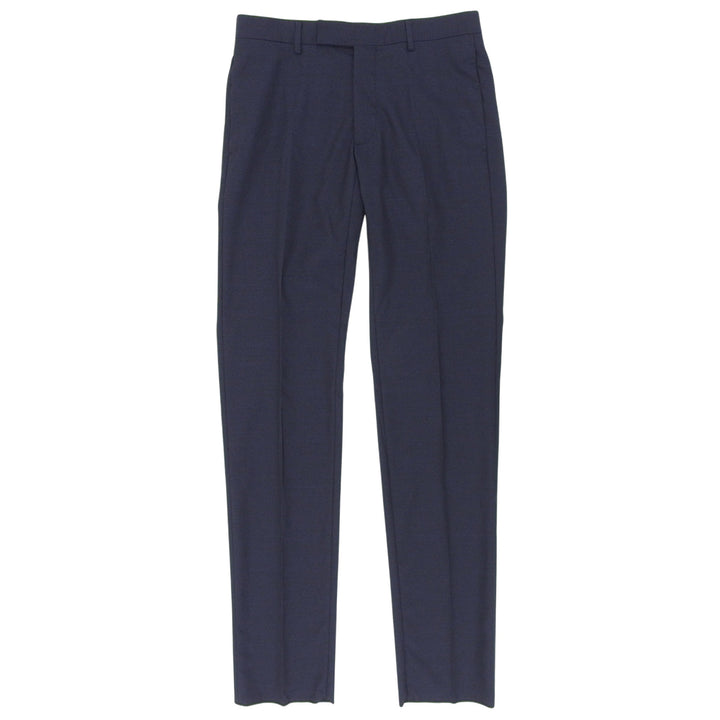 未使用品▲DIOR ディオール 633C720A4767 ウール シルク センタープレス テーパードパンツ スラックス ネイビー 44C 伊製 正規品 メンズ