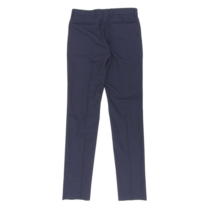 未使用品▲DIOR ディオール 633C720A4767 ウール シルク センタープレス テーパードパンツ スラックス ネイビー 44C 伊製 正規品 メンズ