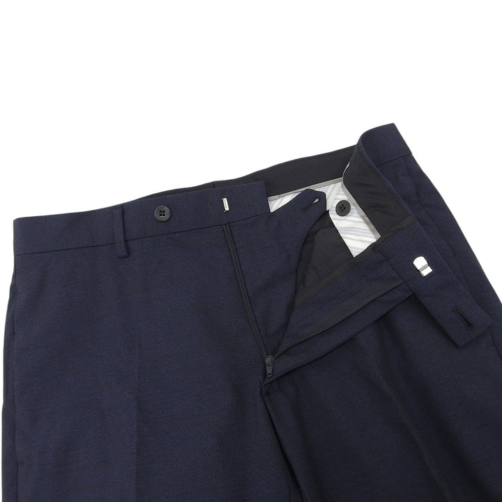 未使用品▲DIOR ディオール 633C720A4767 ウール シルク センタープレス テーパードパンツ スラックス ネイビー 44C 伊製 正規品 メンズ