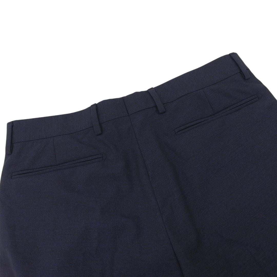 未使用品▲DIOR ディオール 633C720A4767 ウール シルク センタープレス テーパードパンツ スラックス ネイビー 44C 伊製 正規品 メンズ