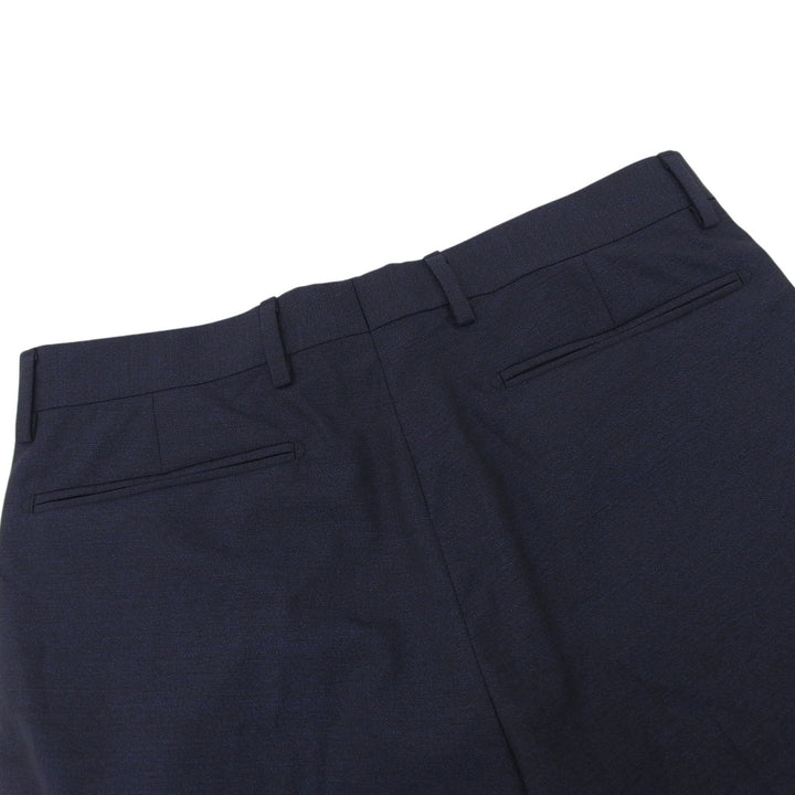 未使用品▲DIOR ディオール 633C720A4767 ウール シルク センタープレス テーパードパンツ スラックス ネイビー 44C 伊製 正規品 メンズ
