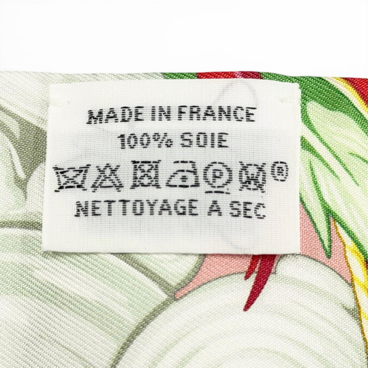 極美品△HERMES エルメス ツイリー Danse Pacifique ダンス パシフィック シルク100％ ヴューローズ/ブルー/ヴェール スカーフ 箱付き