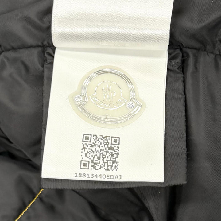 美品★MONCLER GENIUS 2 モンクレール ジーニアス 2 MERGULE メルグル FOXファー・フード・ロゴワッペン付 ZIP UP ダウンジャケット 0