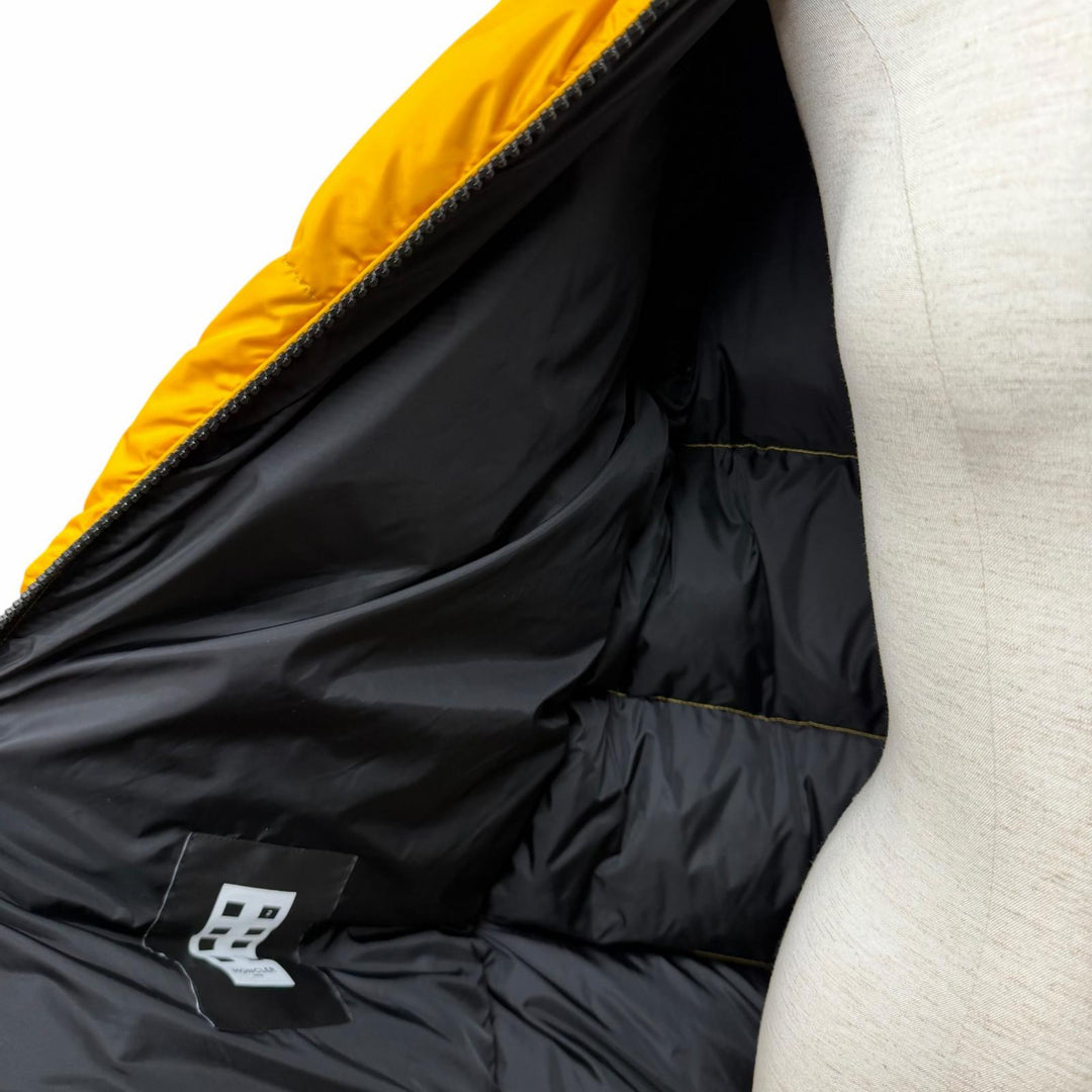 美品★MONCLER GENIUS 2 モンクレール ジーニアス 2 MERGULE メルグル FOXファー・フード・ロゴワッペン付 ZIP UP ダウンジャケット 0