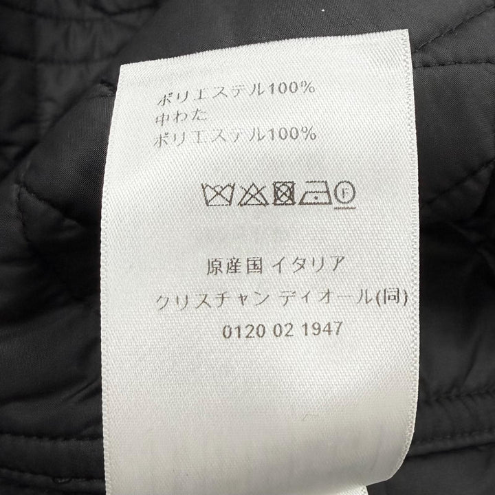 極美品★Christian Dior クリスチャンディオール 350G18A0060 カシミヤ混 マイクロカナージュ キルティングライナー付 ベスト 44 正規品