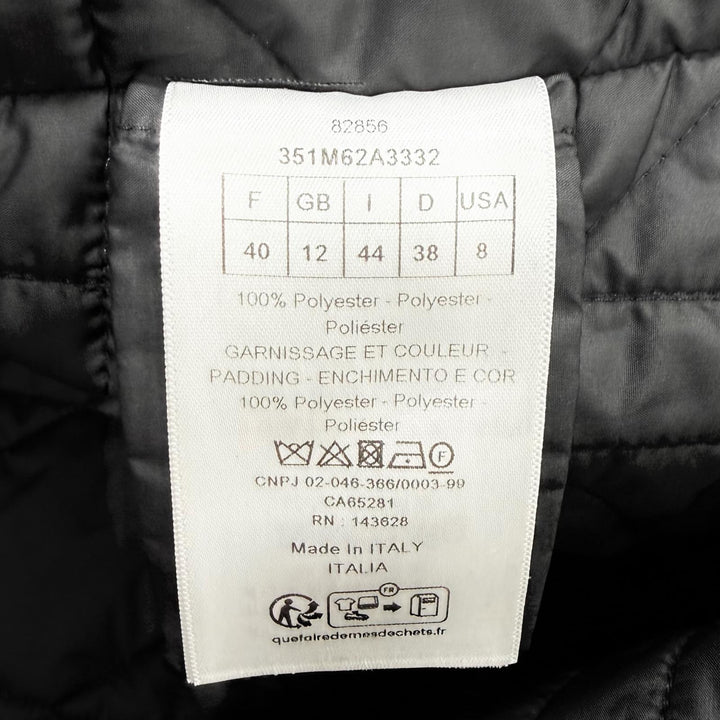 極美品★クリスチャンディオール 351M62A3332 コットン100％ マクロカナージュ キルティングライナー付 トレンチコート 44 正規品 袋付