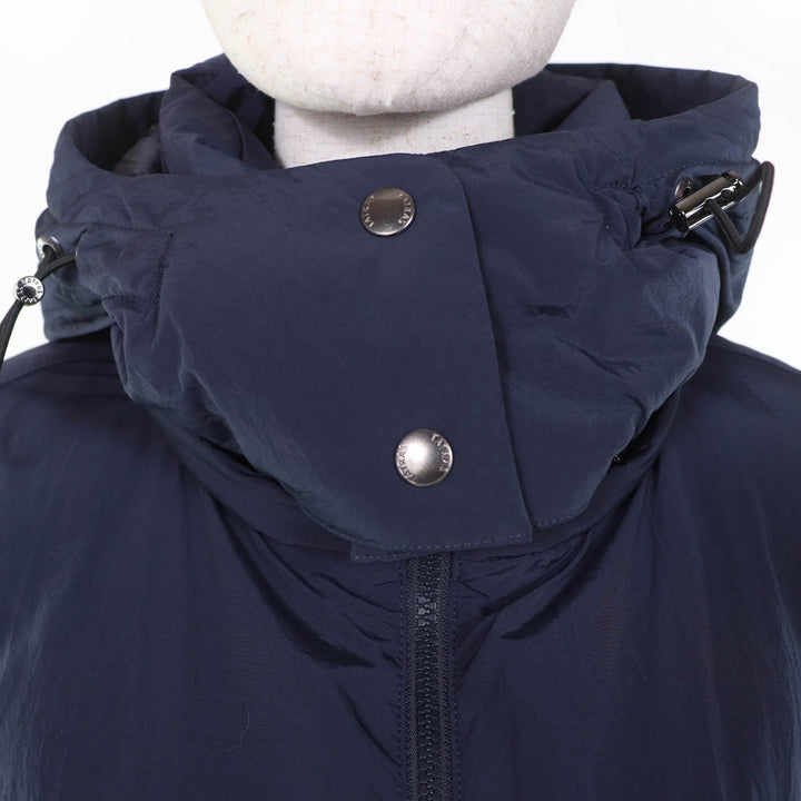 美品☆TATRAS タトラス LTAT21A4855 LEMPIC レムピク フード付き ZIP UP ダウンジャケット ネイビー ブラック 02 正規品 レディース