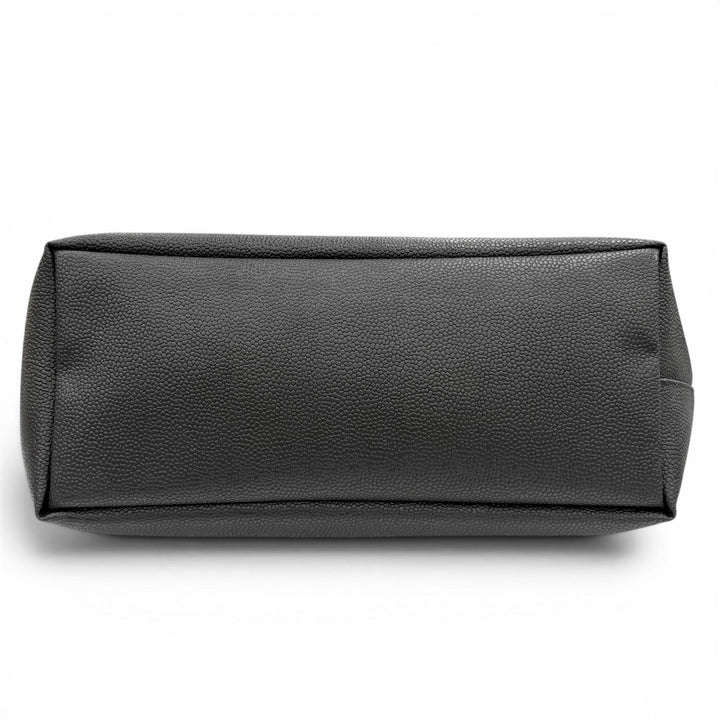 良品◇Herve Chapelier エルベ シャプリエ 705GP コーテッドキャンバス レザーロゴパッチ トートバッグ ブラック フランス製 レディース