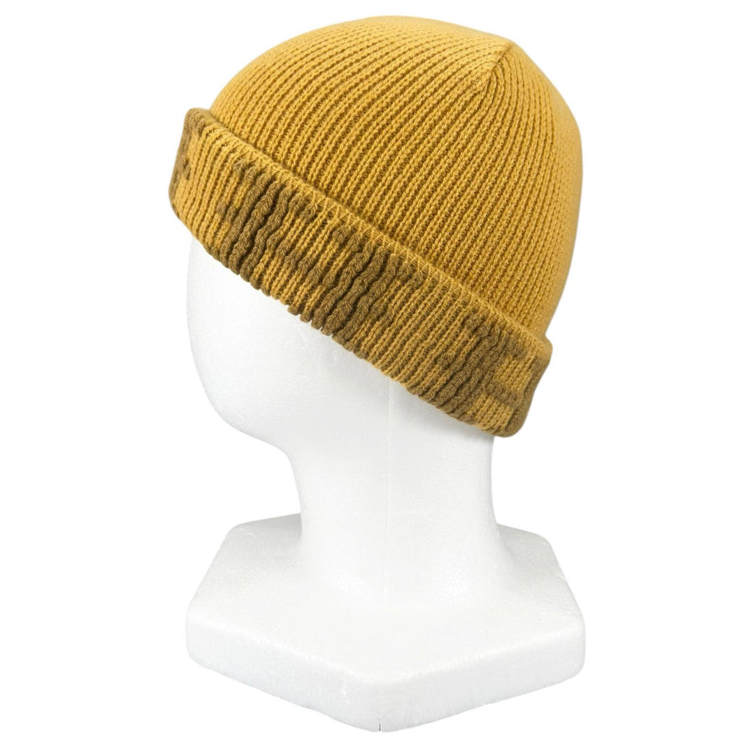 極美品▲HERMES エルメス カシミヤ100% マルジェラ期 Hロゴ ビーニー ニットキャップ マスタード ME イタリア製 正規品 レディース