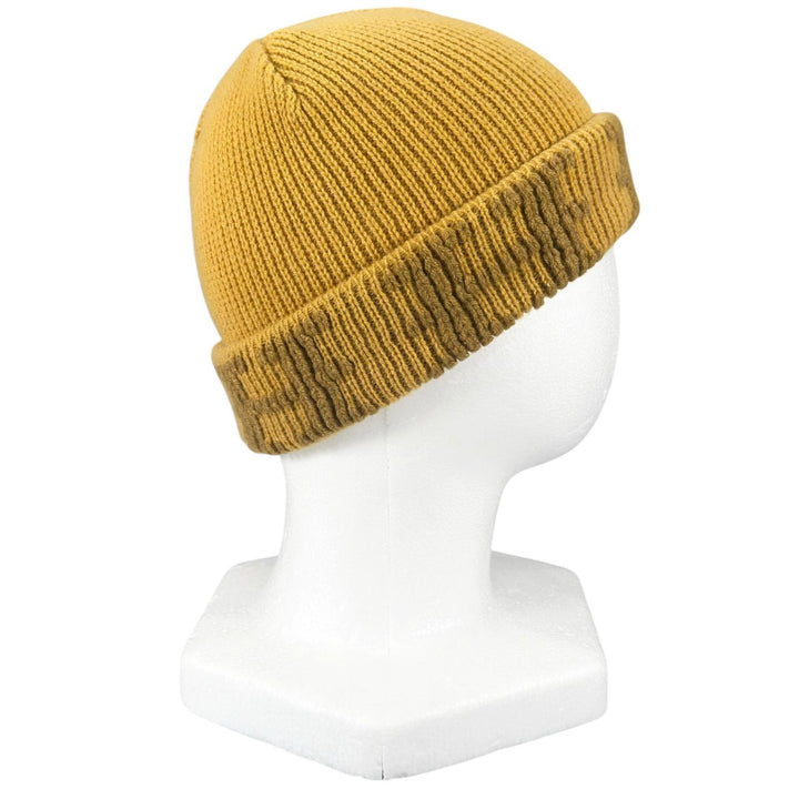 極美品▲HERMES エルメス カシミヤ100% マルジェラ期 Hロゴ ビーニー ニットキャップ マスタード ME イタリア製 正規品 レディース