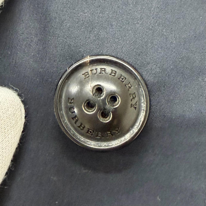 未使用品□BURBERRY バーバリー 4050699 裏地チェック柄 ライナー付き 3WAY チェスターコート ステンカラーコート ネイビー 44 正規品