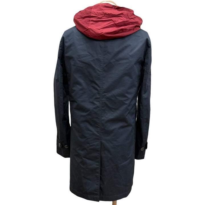 未使用品□BURBERRY バーバリー 4050699 裏地チェック柄 ライナー付き 3WAY チェスターコート ステンカラーコート ネイビー 44 正規品
