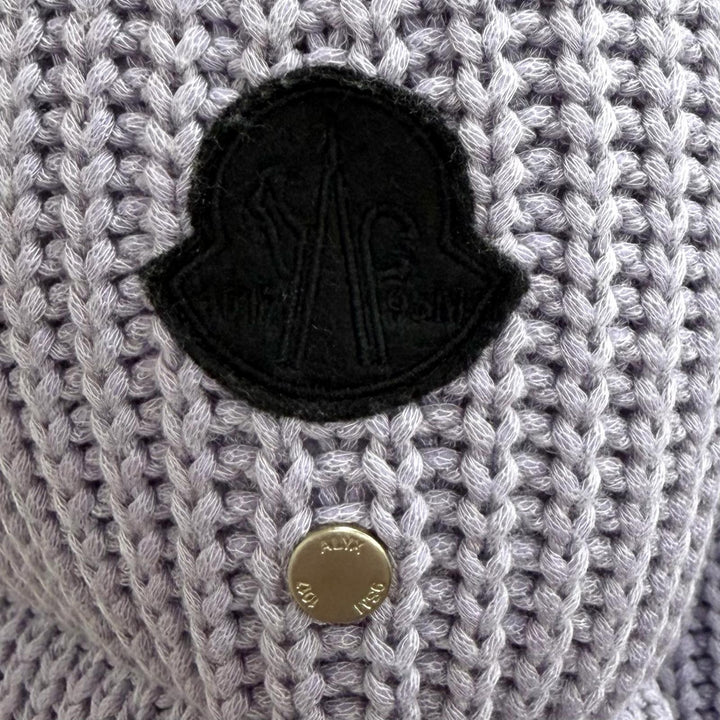 美品★モンクレール ジーニアス 6 モンクレール 1017 アリックス9SM 22-23AW GARDIGAN ロゴワッペン付 ZIP UP ダウンジャケット M 正規品