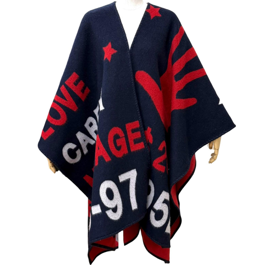 美品★MONCLER GENIUS 2 モンクレール ジーニアス 2 20-21AW UNI PONCHO PSYCHIC ADVISER LOVE CAREER MARRIAGE ウール ポンチョ 正規品