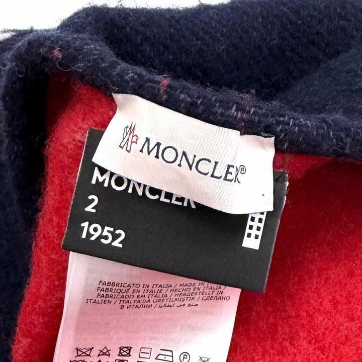 美品★MONCLER GENIUS 2 モンクレール ジーニアス 2 20-21AW UNI PONCHO PSYCHIC ADVISER LOVE CAREER MARRIAGE ウール ポンチョ 正規品