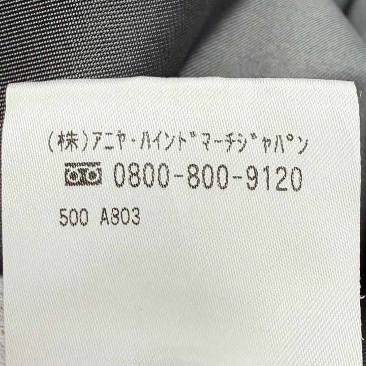 極美品△ANYA HINDMARCH アニヤ ハインドマーチ ミンクファー ジャケット 本毛皮コート グリーン S M イタリア製 正規品 ガーメント付き