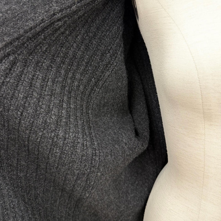 極美品◇HERMES エルメス H5H2723DA Cardigan epais manches longues メドールボタン ウール ロングカーディガン 36 英国製 正規品
