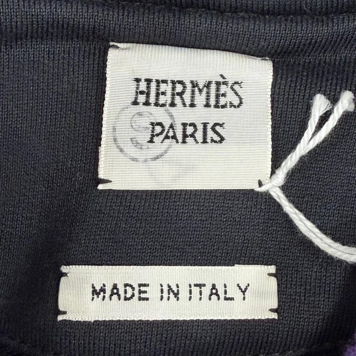 未使用品◇HERMES エルメス 3H4606DD FIGURE ARTISTIQUE フィギュア アーティスティック コットン100％ スウェット 黒 34 イタリア製