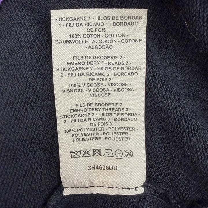 未使用品◇HERMES エルメス 3H4606DD FIGURE ARTISTIQUE フィギュア アーティスティック コットン100％ スウェット 黒 34 イタリア製