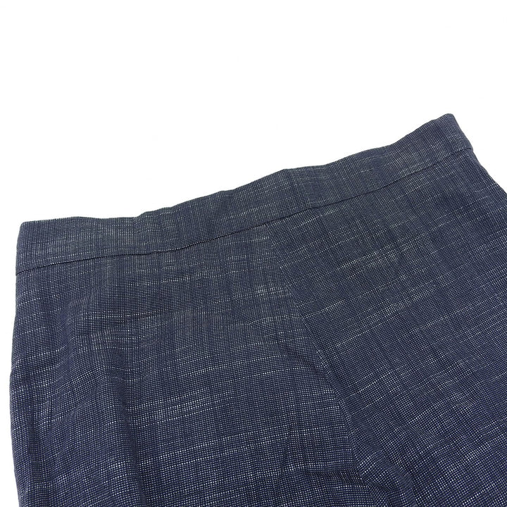 極美品▲Christian Dior クリスチャンディオール 121P50S3360 セーラーフロント ワイドパンツ パンツ ネイビー 42 正規品 レディース
