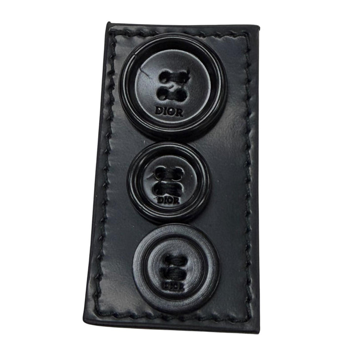 極美品▼DIOR ディオール オム 933C224A3225 カシミヤ100% ロゴ入りボタン シングルジャケット テーラード ブラック 46 正規品 メンズ