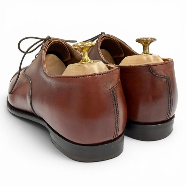 【ドンドン見直し】美品▼CROCKETT&amp;JONES クロケットアンドジョーンズ Belgrave ストレートチップ レースアップ 内羽根 レザーシューズ 6