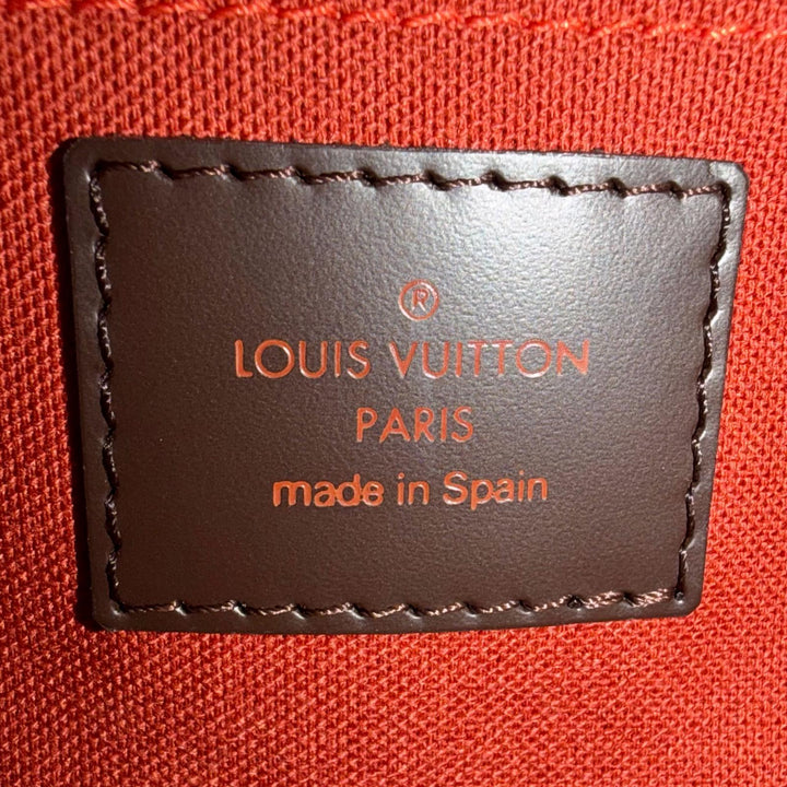 未使用品◇LOUIS VUITTON ルイヴィトン N41434 リベラMM ダミエキャンバス レザーハンドバッグ ブラウン ゴールド金具 スペイン製 袋付き