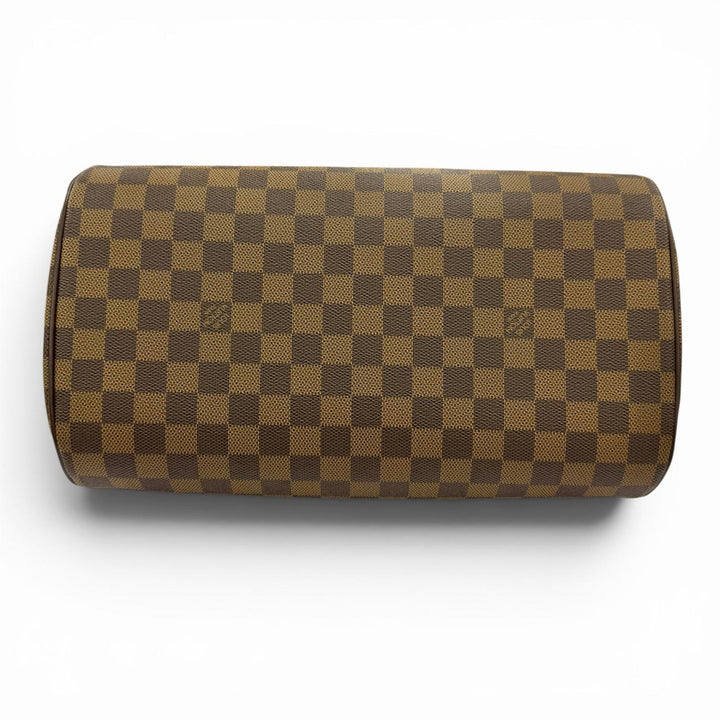 未使用品◇LOUIS VUITTON ルイヴィトン N41434 リベラMM ダミエキャンバス レザーハンドバッグ ブラウン ゴールド金具 スペイン製 袋付き