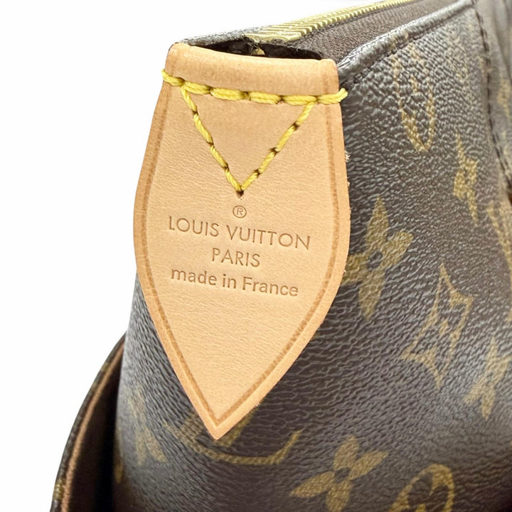 未使用品△LOUIS VUITTON ルイヴィトン M56689 モノグラム トータリー MM モノグラムキャンバス トートバッグ ブラウン 仏製 レディース