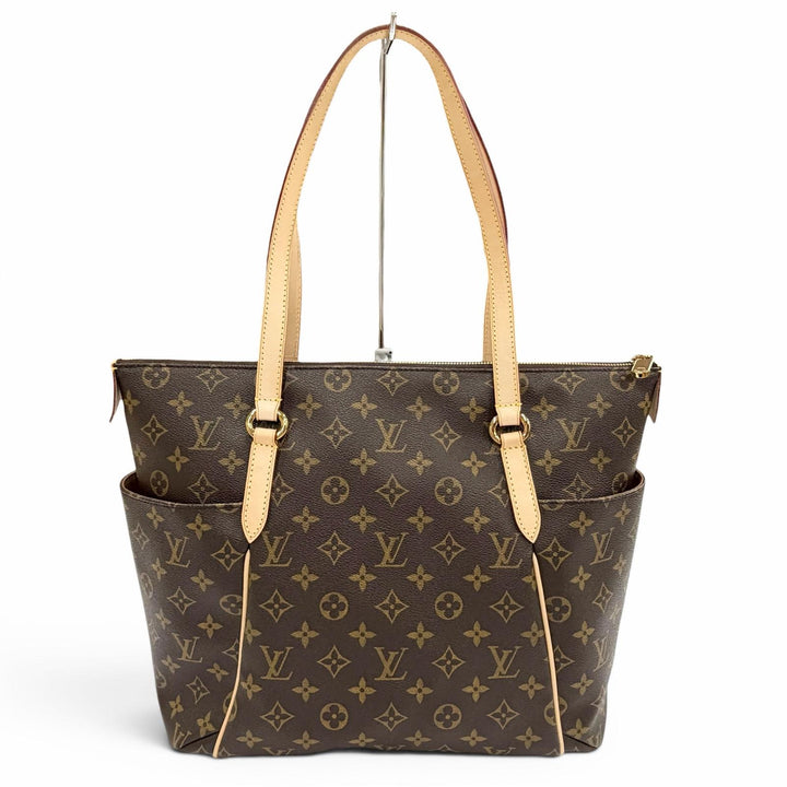未使用品△LOUIS VUITTON ルイヴィトン M56689 モノグラム トータリー MM モノグラムキャンバス トートバッグ ブラウン 仏製 レディース