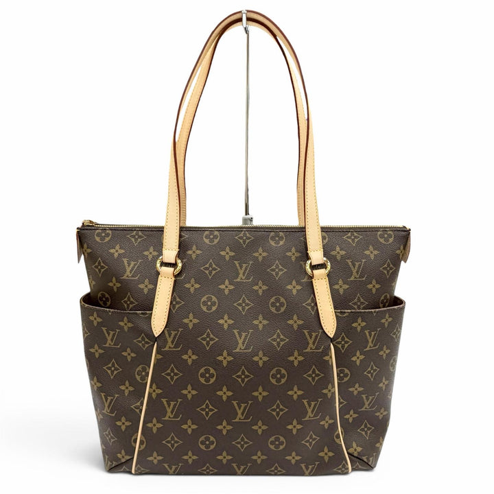 未使用品△LOUIS VUITTON ルイヴィトン M56689 モノグラム トータリー MM モノグラムキャンバス トートバッグ ブラウン 仏製 レディース
