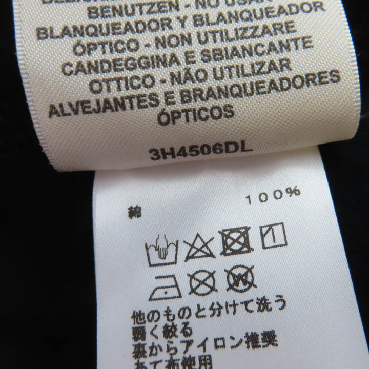 極美品☆HERMES エルメス 23AW 3H4506DL Do Re Boucles ド・レ・ブックル コットン100％ 半袖 ワンピース ブラック 34 フランス製 正規品