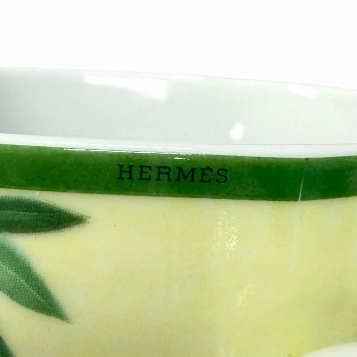美品★HERMES エルメス アフリカ アニマル マグカップ コップ 食器 グリーン レディース 箱付き