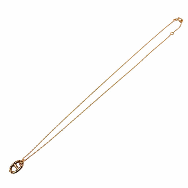 極美品◇HERMES エルメス 25A344374 ファランドール PM シェーヌダンクル 750(PG) ネックレス ピンクゴールド フランス製 重量5.17g 箱付