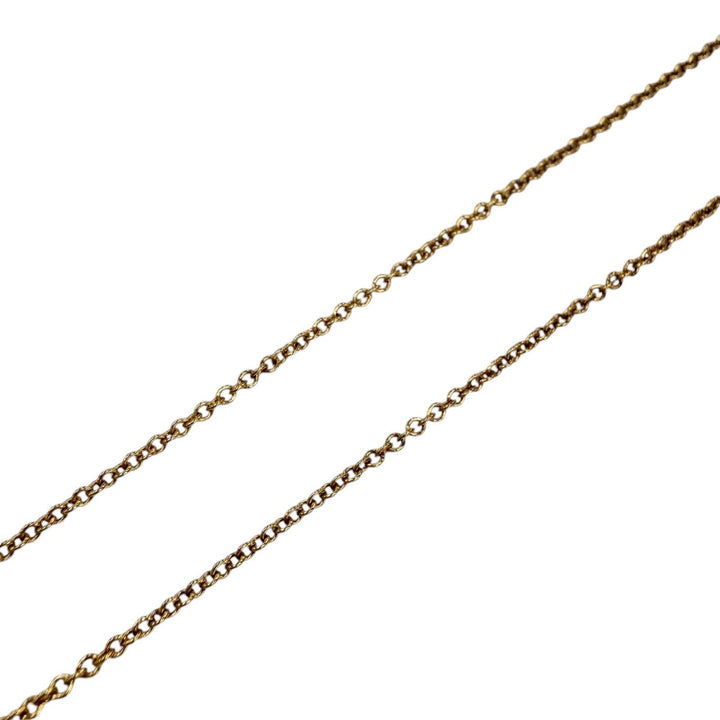 美品◇TIFFANY&amp;Co. ティファニー バイザヤード 750 YG ダイヤ1P約0.12ct 枠直径約4.45mm 09年1月購入 ネックレス 重量1.9g 箱・保存袋付