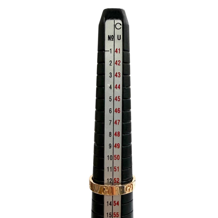 極美品★GUCCI グッチ 660070 アイコン リング 750(PG) 指輪 ピンクゴールド JP13号 イタリア製 重量3.69g レディース 箱・保存袋付き