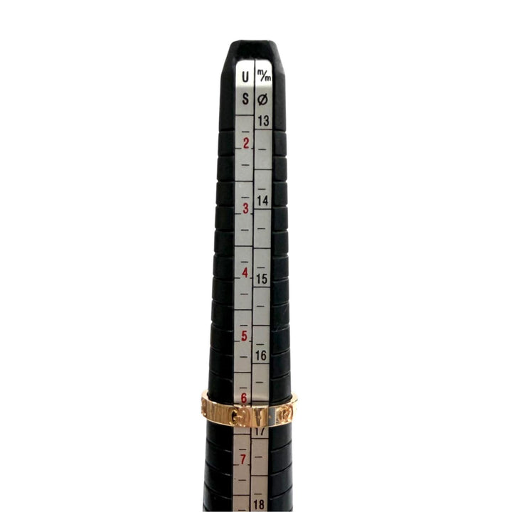 極美品★GUCCI グッチ 660070 アイコン リング 750(PG) 指輪 ピンクゴールド JP13号 イタリア製 重量3.69g レディース 箱・保存袋付き