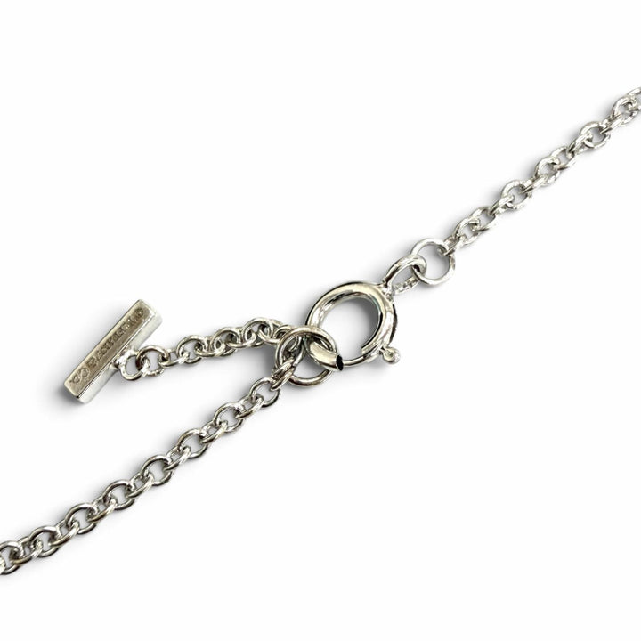 美品□TIFFANY&amp;Co. ティファニー AU750 Tスマイル アクセサリー ブレスレット ホワイトゴールド 重量2.74g レディース 箱・保存袋付き