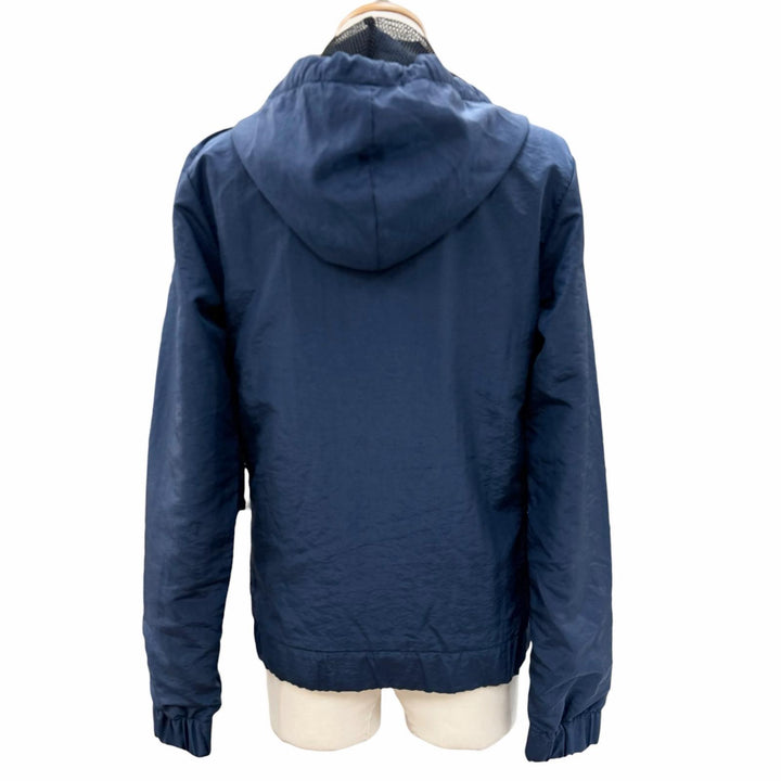 極美品▼DOLCE&amp;GABBANA ドルチェ＆ガッバーナ G9AH5T/G7VND 黒タグ ZIPUP ナイロンジャケット パーカー ネイビー 44 伊製 正規品 メンズ
